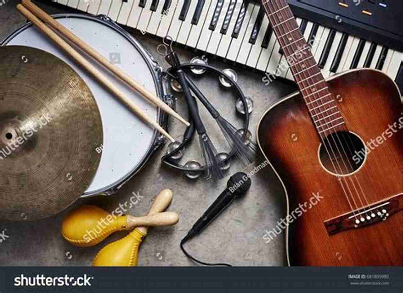 A Black Man's Collection Of Musical Instruments, Including Guitars, Keyboards, And Drums. Things Found In A Black Man S Closet: A Stage Play