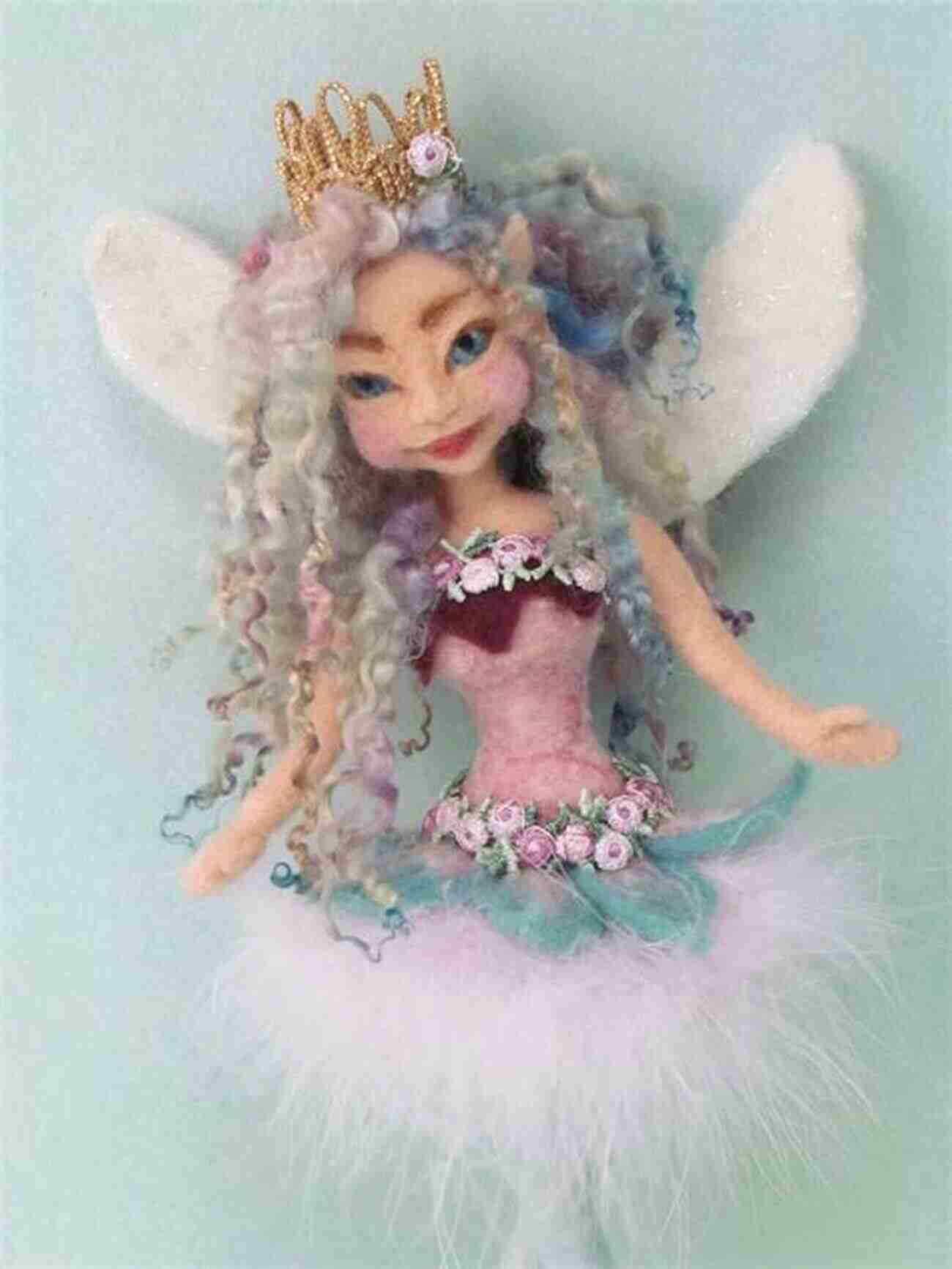 A Picture Of A Needle Felted Fairy Doll With Colorful Wings Needle Felting Projects And Guide: Needle Felting Tutorials For Beginners