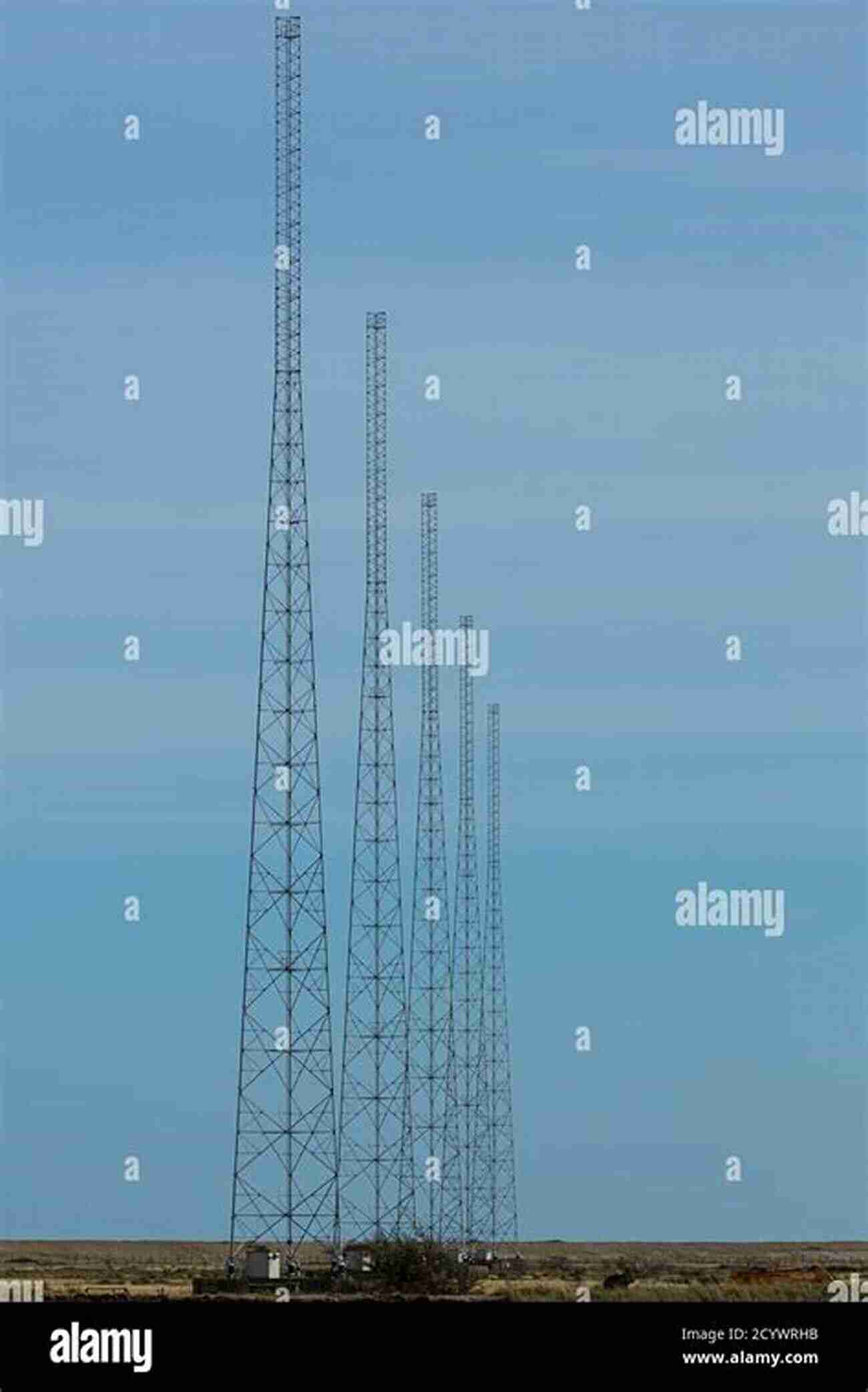 A Towering Radar Mast Stands Tall Against The Dramatic Sky Of Orford Ness. Orford Ness 30 Indicative Photographs