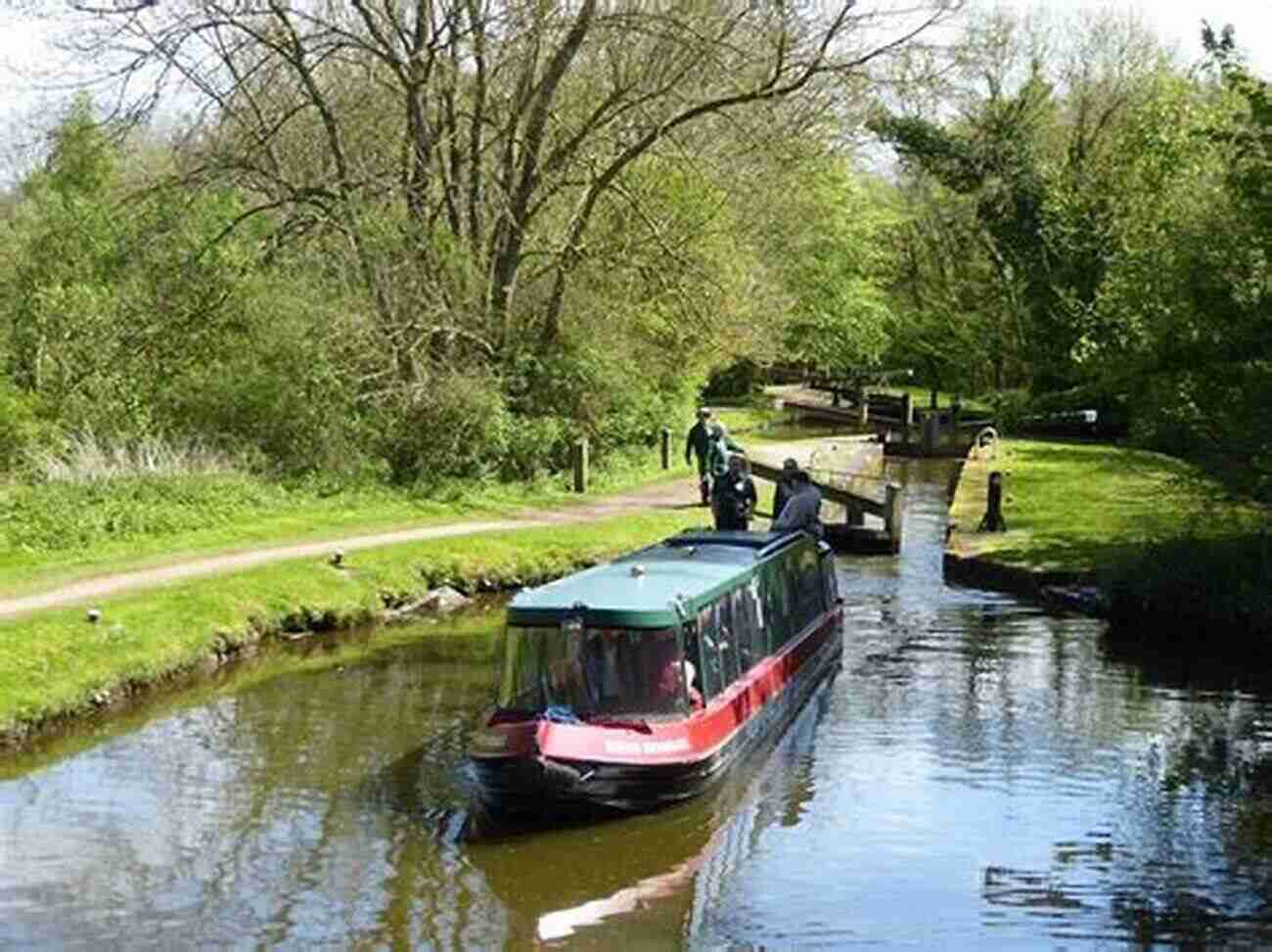 Boating Along A Canal In Britain The Canal Guide: Britain S 55 Best Canals