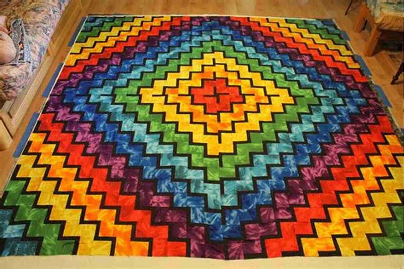 Brightly Colored Quilt Displaying Intricate Patterns Happy Endings: Finishing The Edges Of Your Quilts