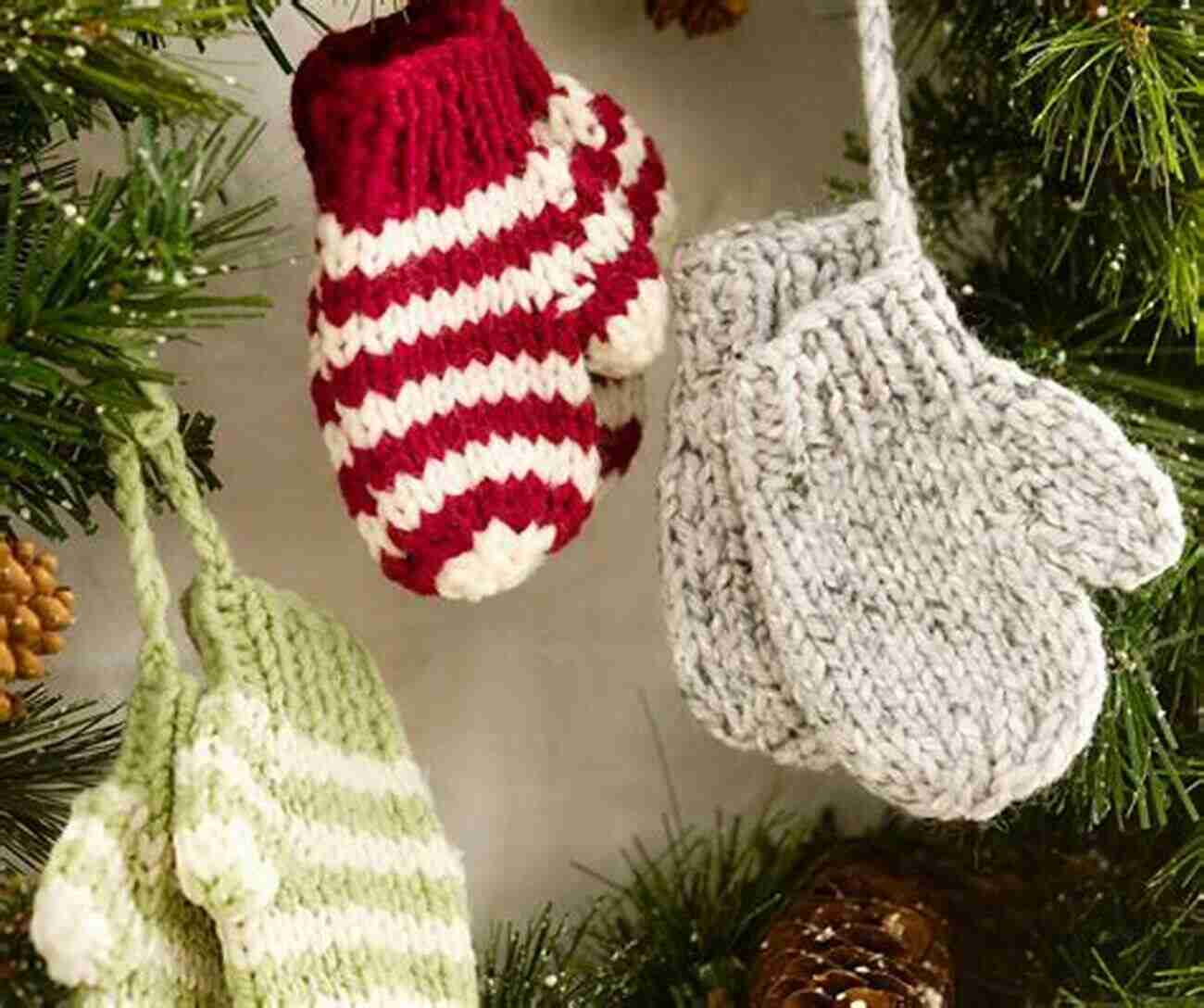 Christmas Ornaments Knit Pattern Set