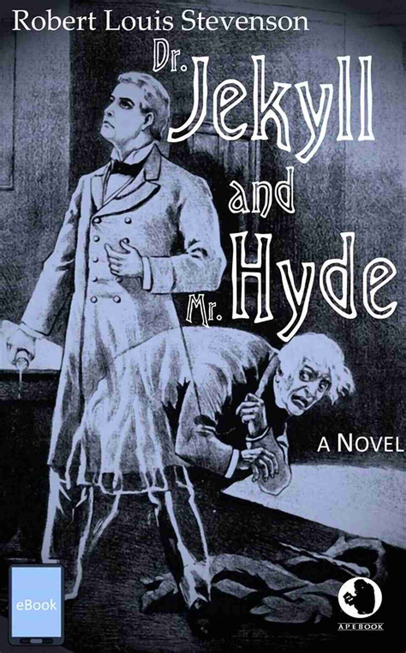 Dr. Jekyll And Mr. Hyde Cover Illustration By Charles Raymond Macauley The Complete Works Of Robert Louis Stevenson