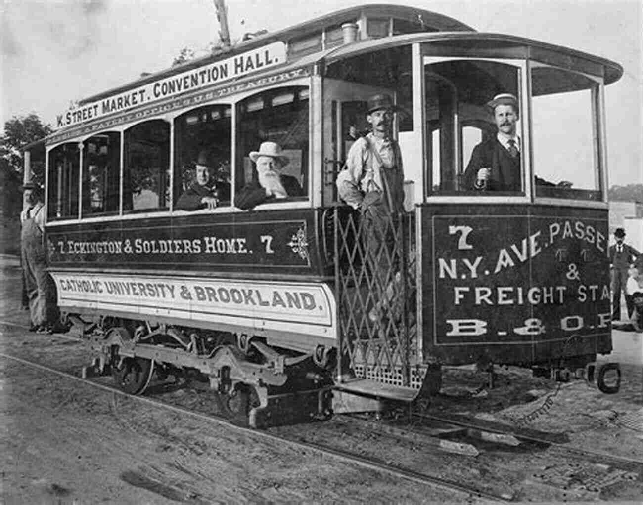 Electric Streetcar In Washington Capital Streetcars: Early Mass Transit In Washington D C (General History)