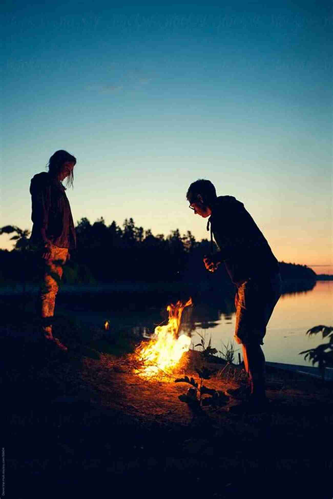 Enjoying A Sunset Around The Campfire In Patagonia Riding Into The Heart Of Patagonia