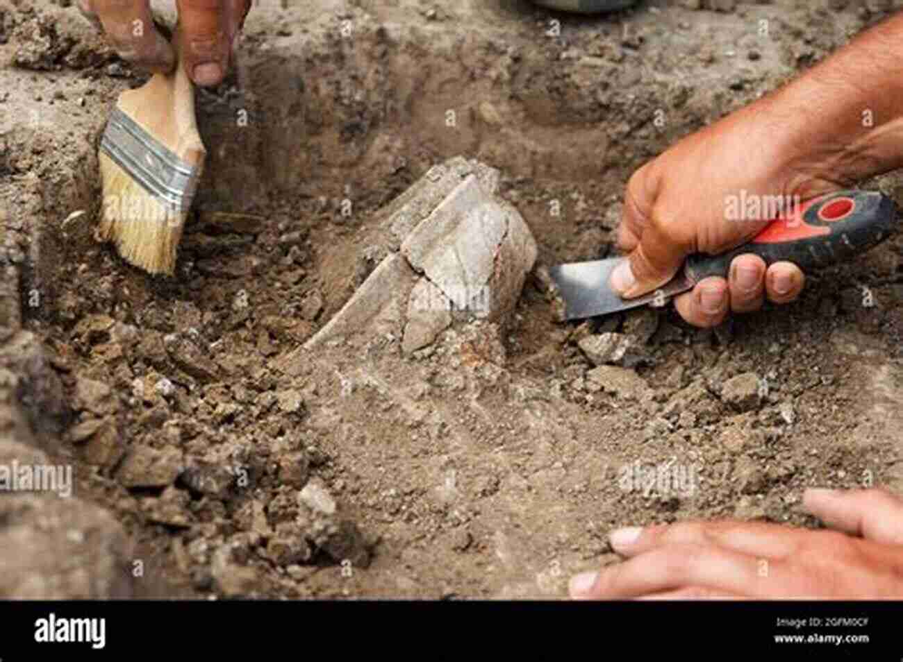 Excavation Site With Ancient Artifacts Buried In Nutrient Rich Soils Soils In Archaeological Research Vance T Holliday