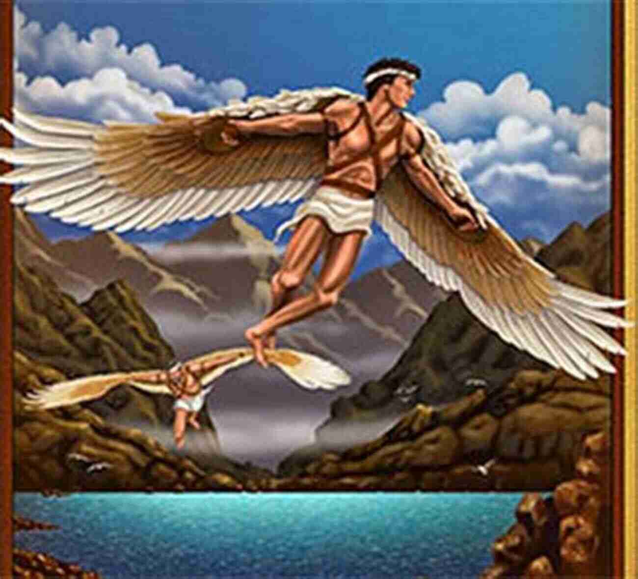 Ikaros Soaring Towards The Sun With His Magnificent Wings The Flight Of Ikaros: Travels In Greece During The Civil War