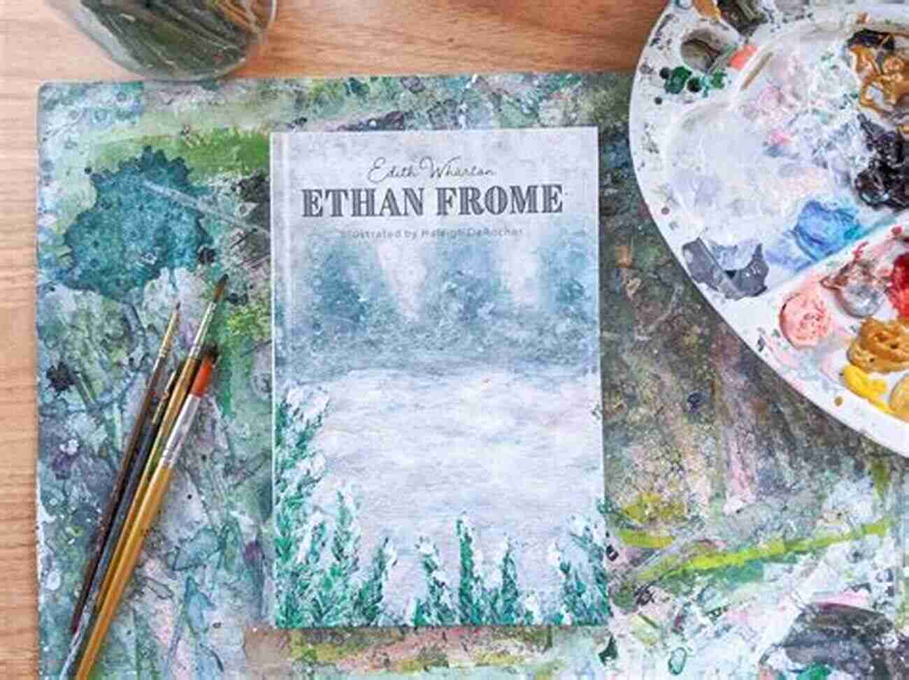 Illustration Of Ethan Frome Under A Shower Of Snowflakes Ethan Frome: With Original Illustrations