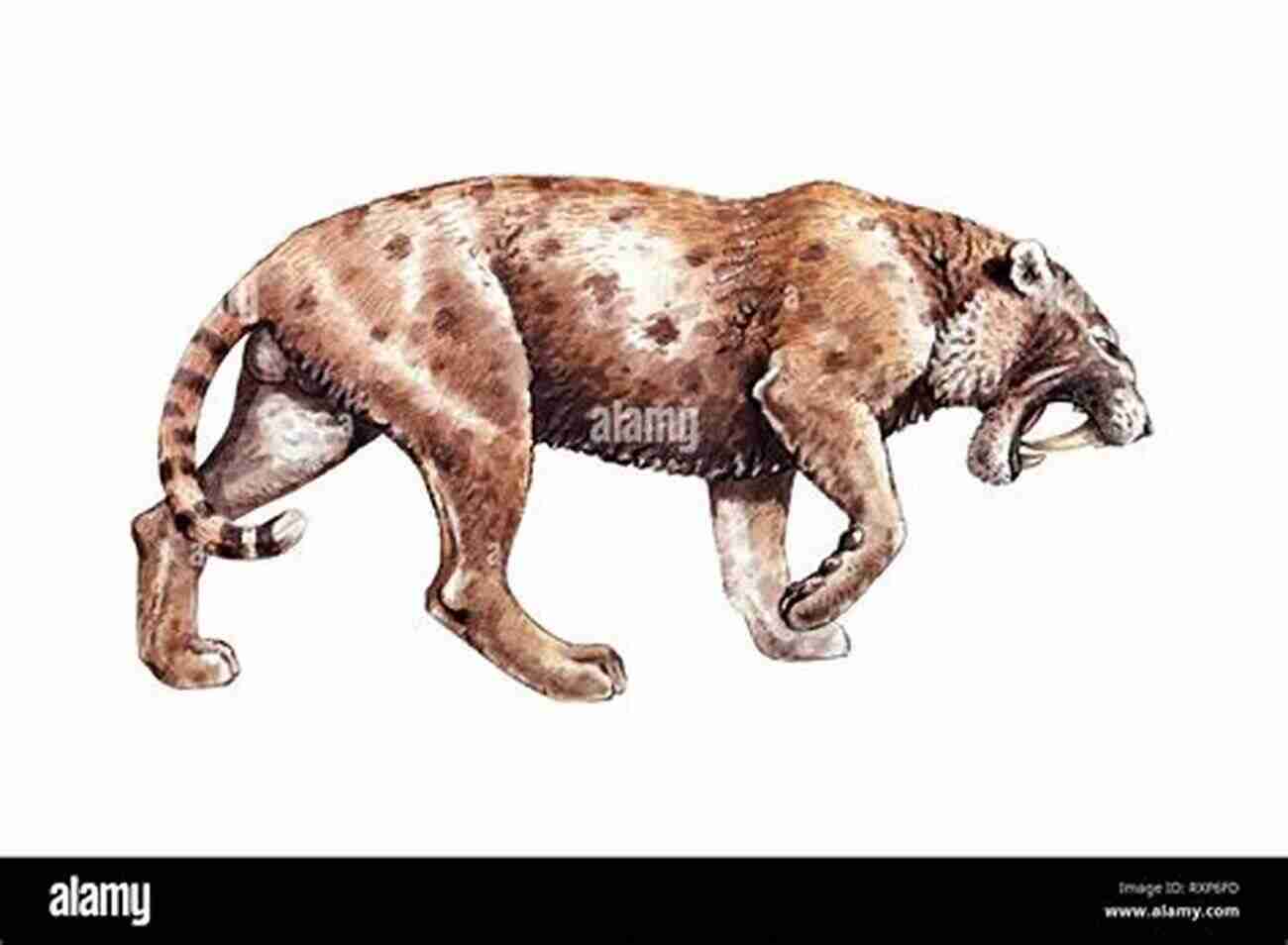 Illustration Of A Saber Toothed Cat It S Too Late To Meet Me : A Quick List Of Extinct Animals And What They Looked Like Extinction Evolution Grade 3 Children S Biology