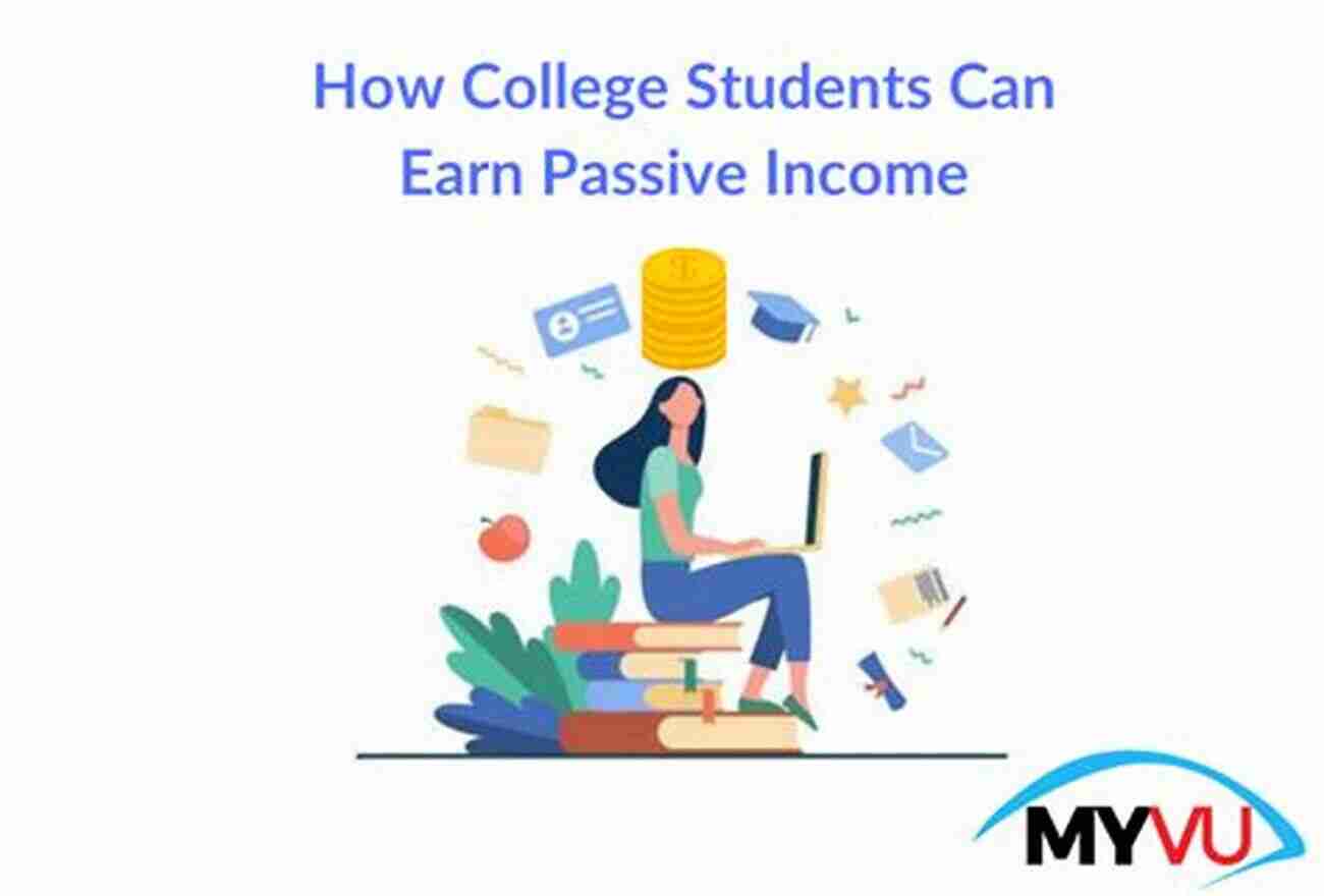 Illustration Of A Student Earning Passive Income INCOME STRATEGIES FOR STUDENTS : Young Age Is No Obstacle For Learning And Earning First Real Money