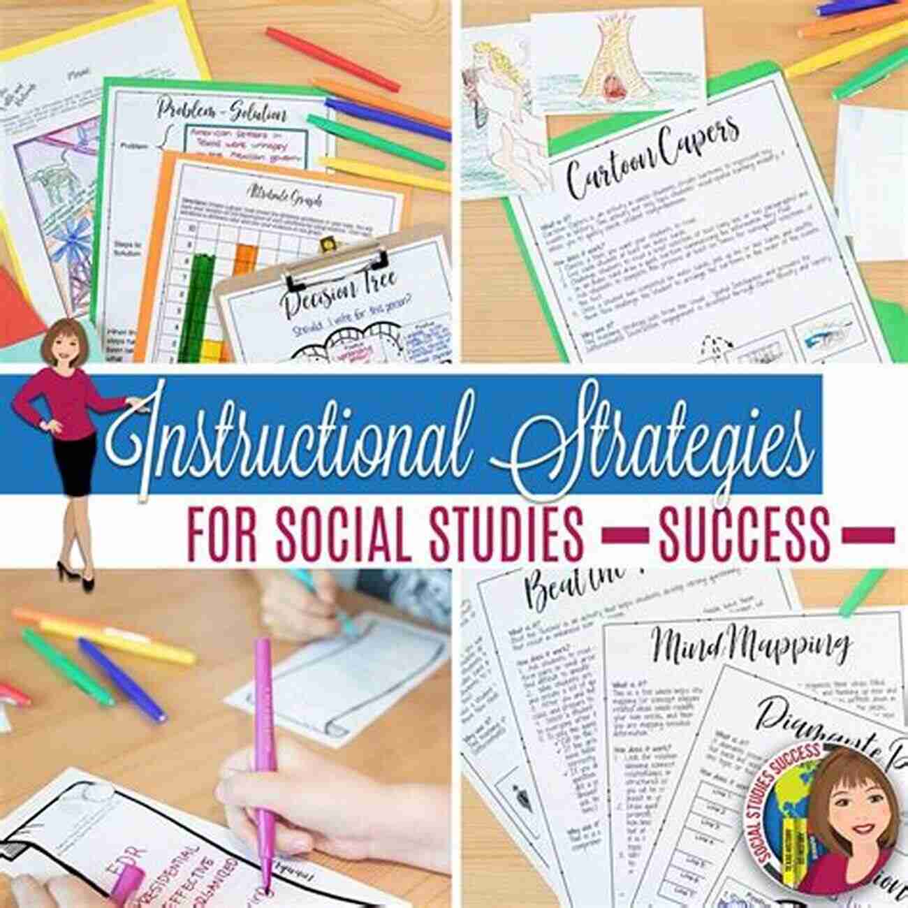 Interactive Maps 50 Social Studies Strategies For K 8 Classrooms (2 Downloads)