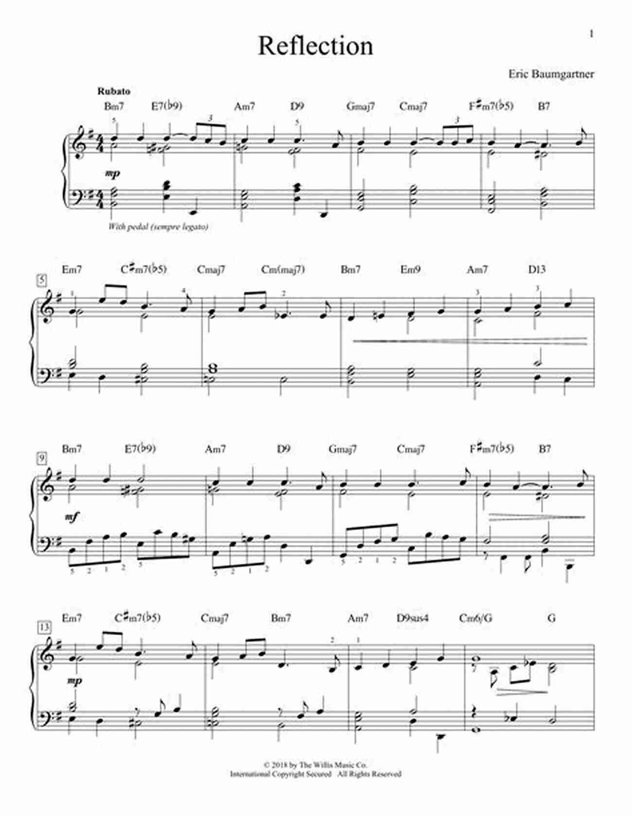 Jazz Reflections Sheet Music Grand Solos For Piano 3: 11 Pieces For Late Elementary Pianists