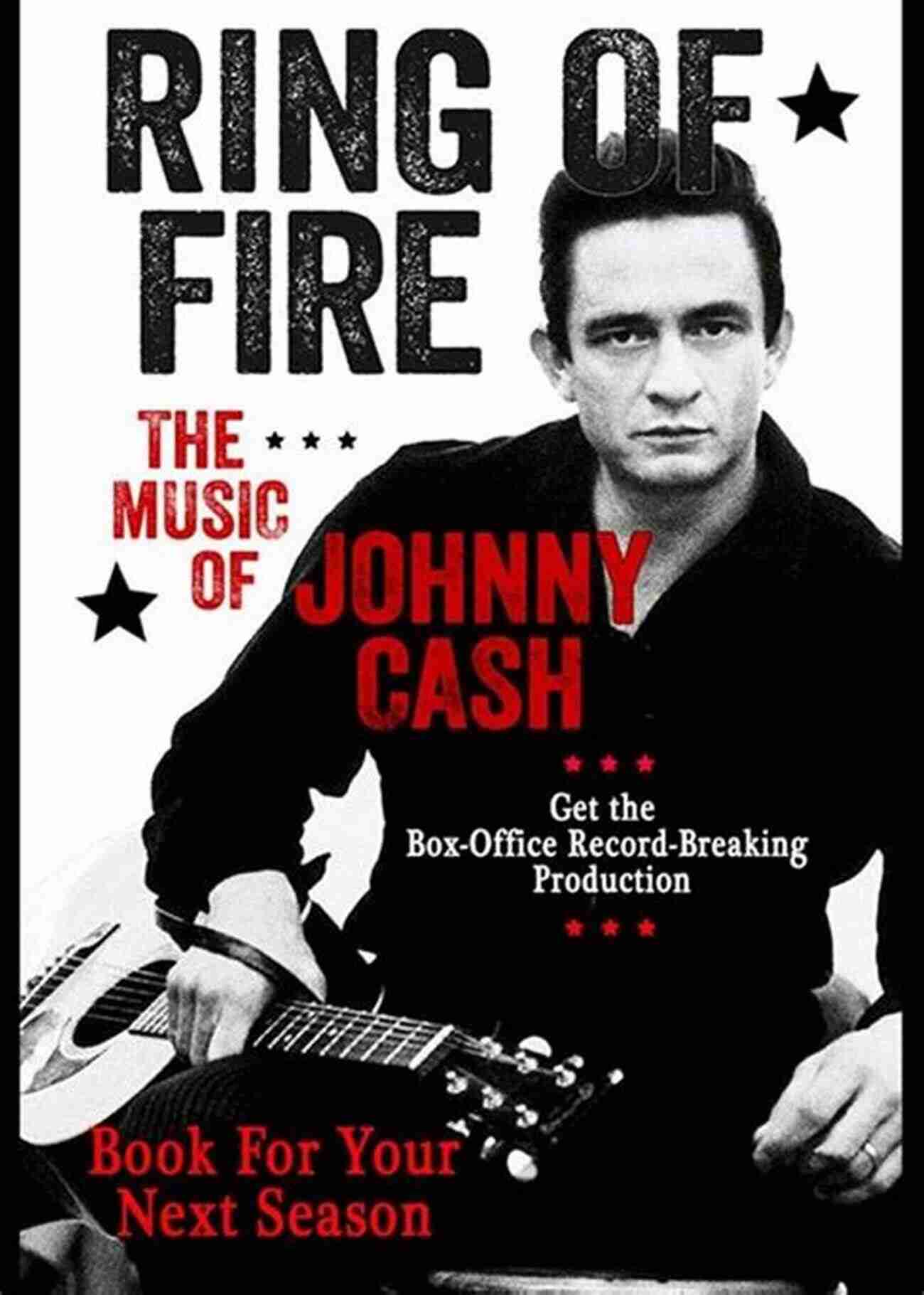 Johnny Cash Performing Ring Of Fire Illustration By JaneDoeArt Country Classics For Easy Guitar: Easy Guitar With Notes Tab