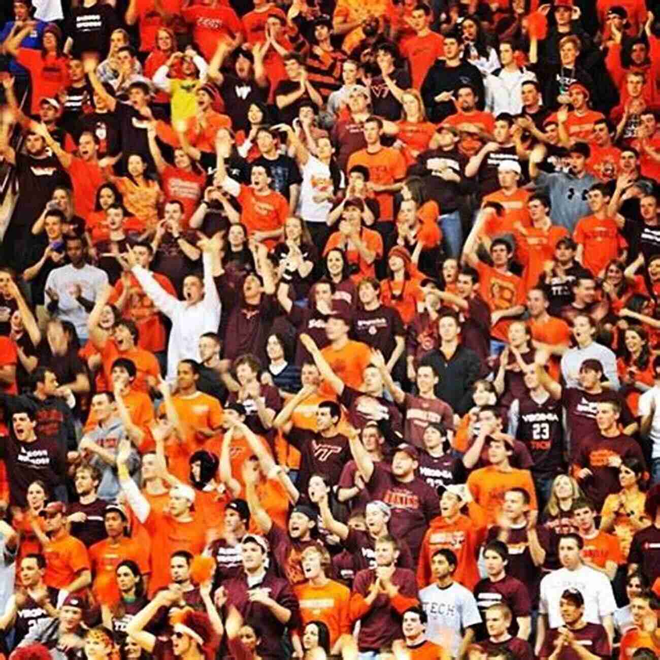 Lane Stadium Football Field Packed With Cheering Virginia Tech Fans Game Of My Life Virginia Tech Hokies: Memorable Stories Of Hokie Football And Basketball