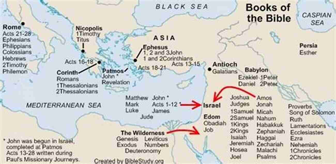 Map Showing Unexpected Geographical Locations Mentioned In Biblical Texts Legendary Kings: The Real Bible Unearthed Volume One Part Three