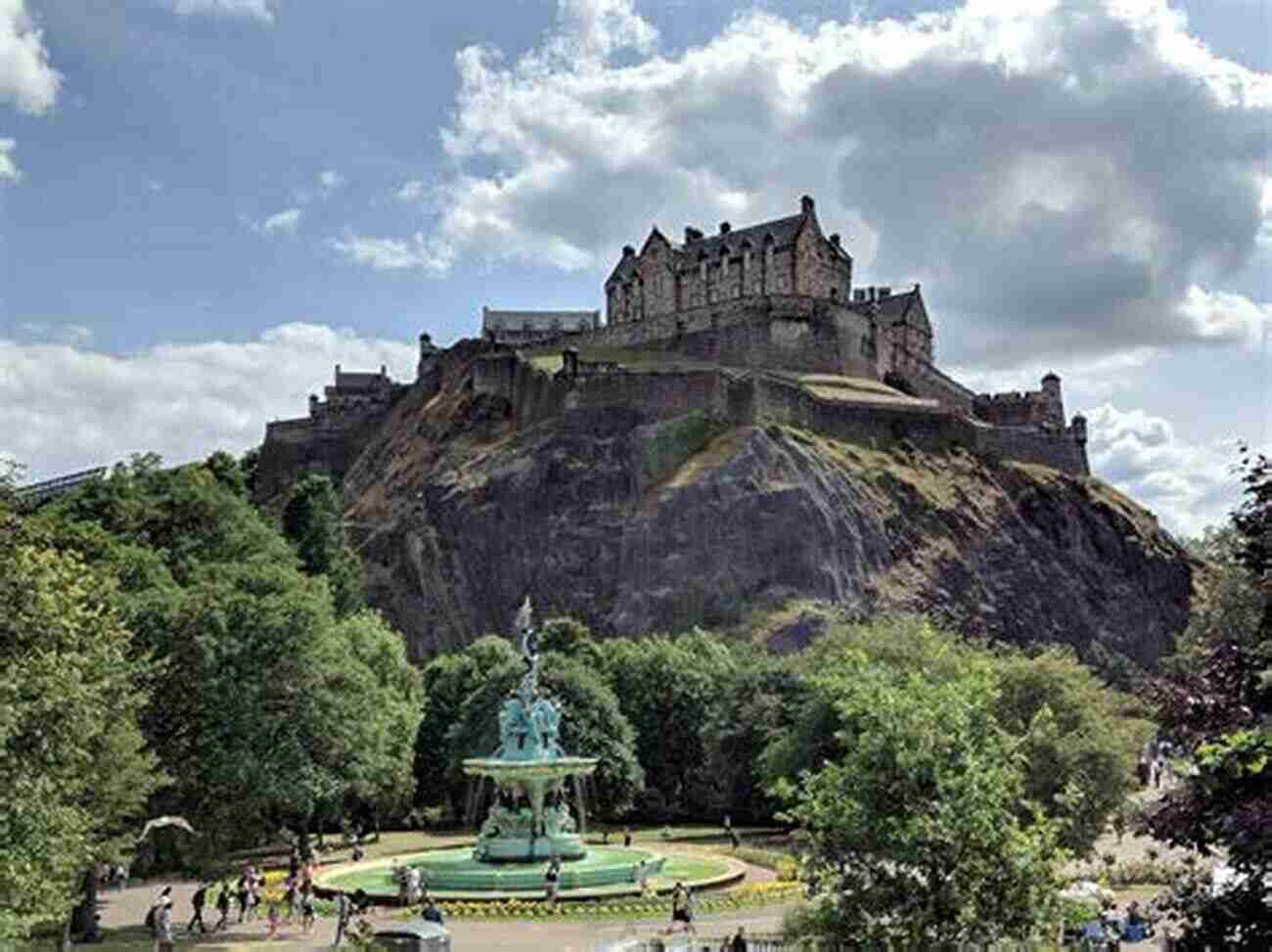 Marveling At The Impressive Edinburgh Castle A Bit Scott Ish: Pedalling Through Scotland In Search Of Adventure Nature And Lemon Drizzle Cake (Bike Ride 2)