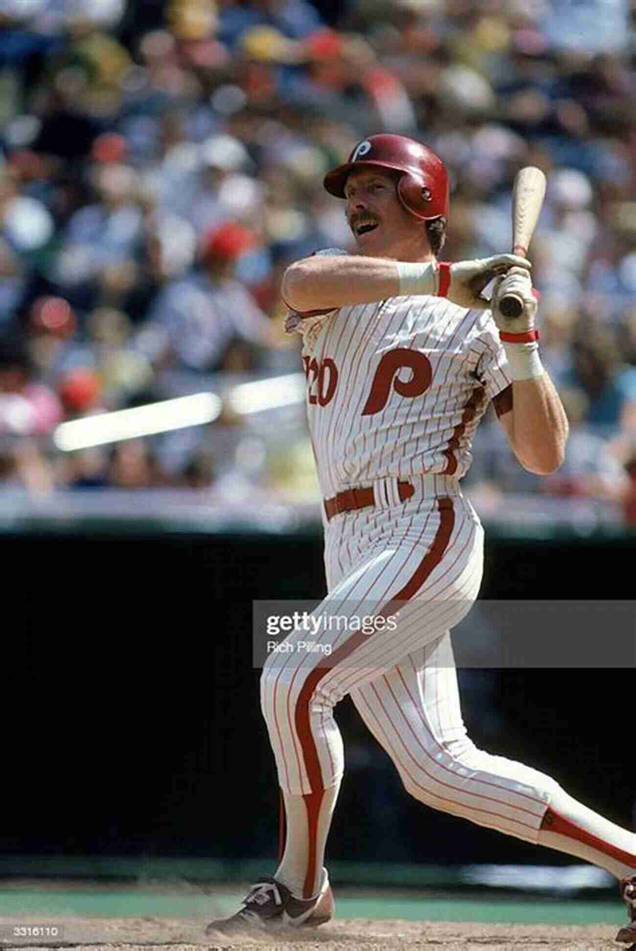 Mike Schmidt Holding A Baseball Bat Ready To Hit A Home Run Mike Schmidt: The Phillies Legendary Slugger