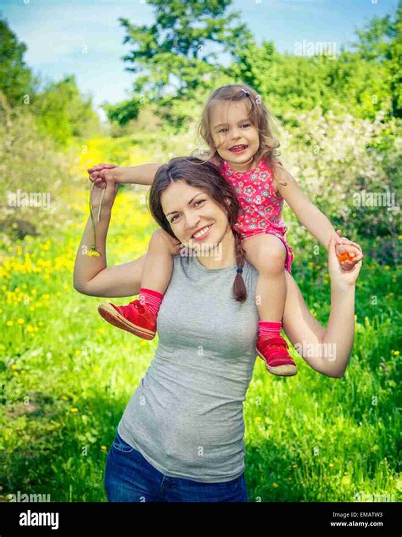 Mother And Daughter In The Park Silence Of Shame: A Child Caring For Her Bedridden Mother