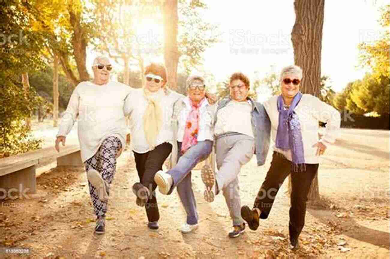 Older Women Enjoying A Gathering With Friends Five Senior Aged Ladies And Their Decision To Travel To Paris: Older Women Have Fun Life Too