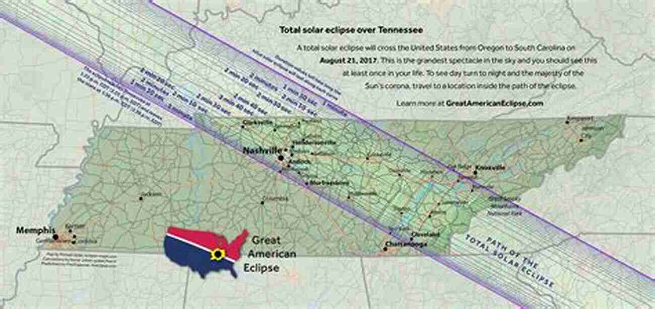 Path Of The Tennessee Total Eclipse 2017 Tennessee Total Eclipse Guide: Commemorative Official Keepsake Guidebook 2017