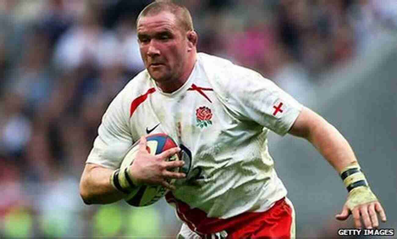 Phil Vickery In Action, Showcasing His Strength And Determination On The Rugby Field. Raging Bull: My Autobiography Phil Vickery