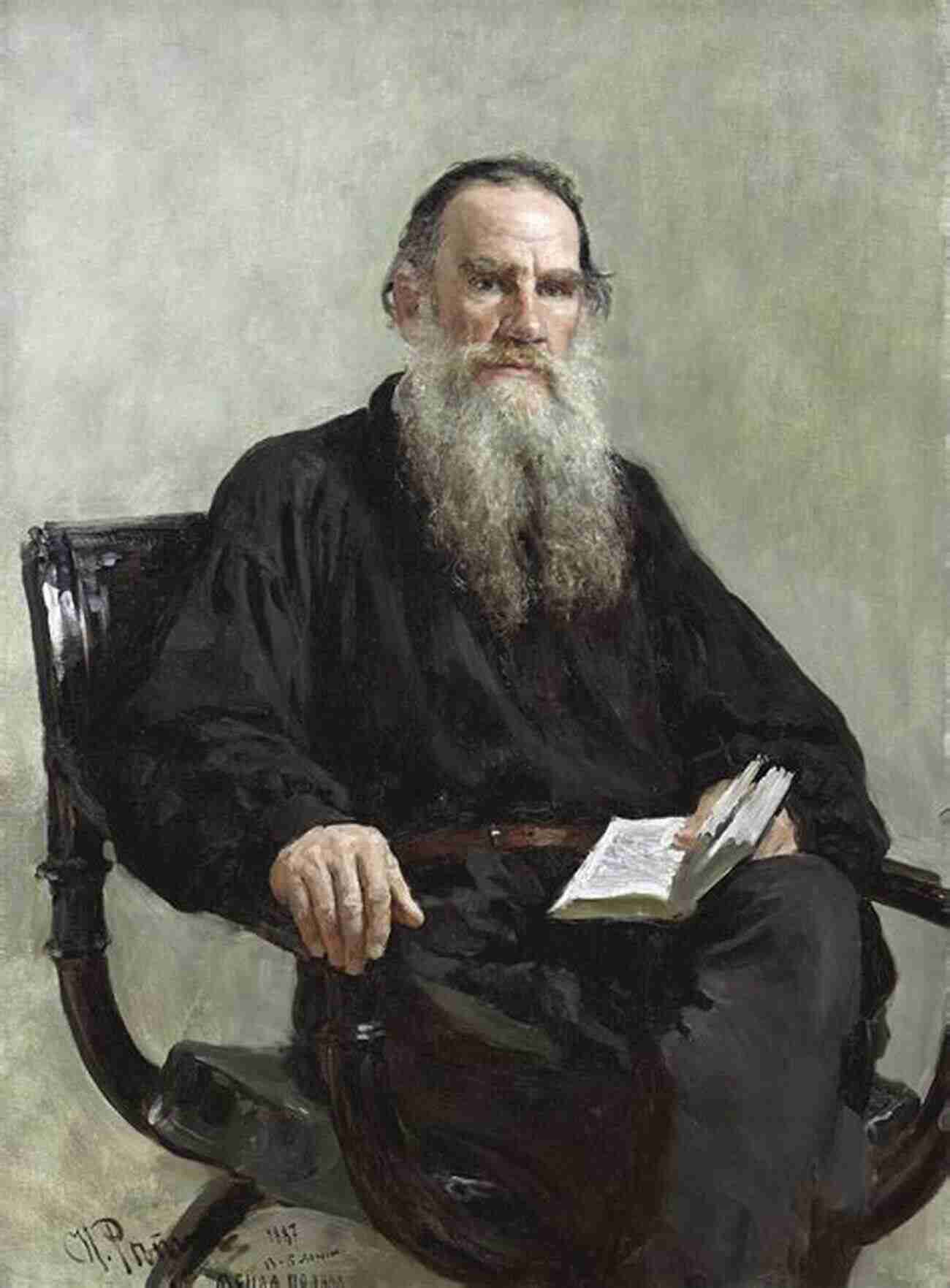 Portrait Of Leo Tolstoy A Man With A Long White Beard And Wise Eyes Intellectuals: From Marx And Tolstoy To Sartre And Chomsky