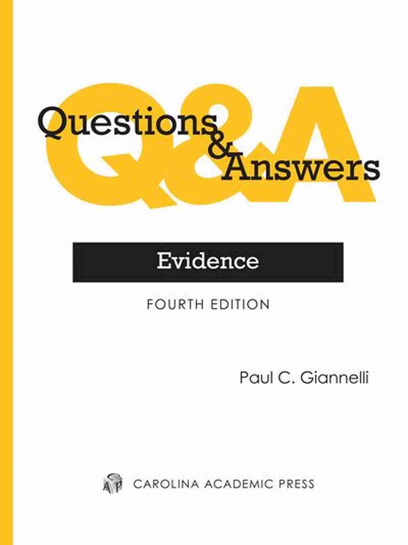 Questions Answers Evidence Fourth Edition Book Cover Questions Answers: Evidence Fourth Edition