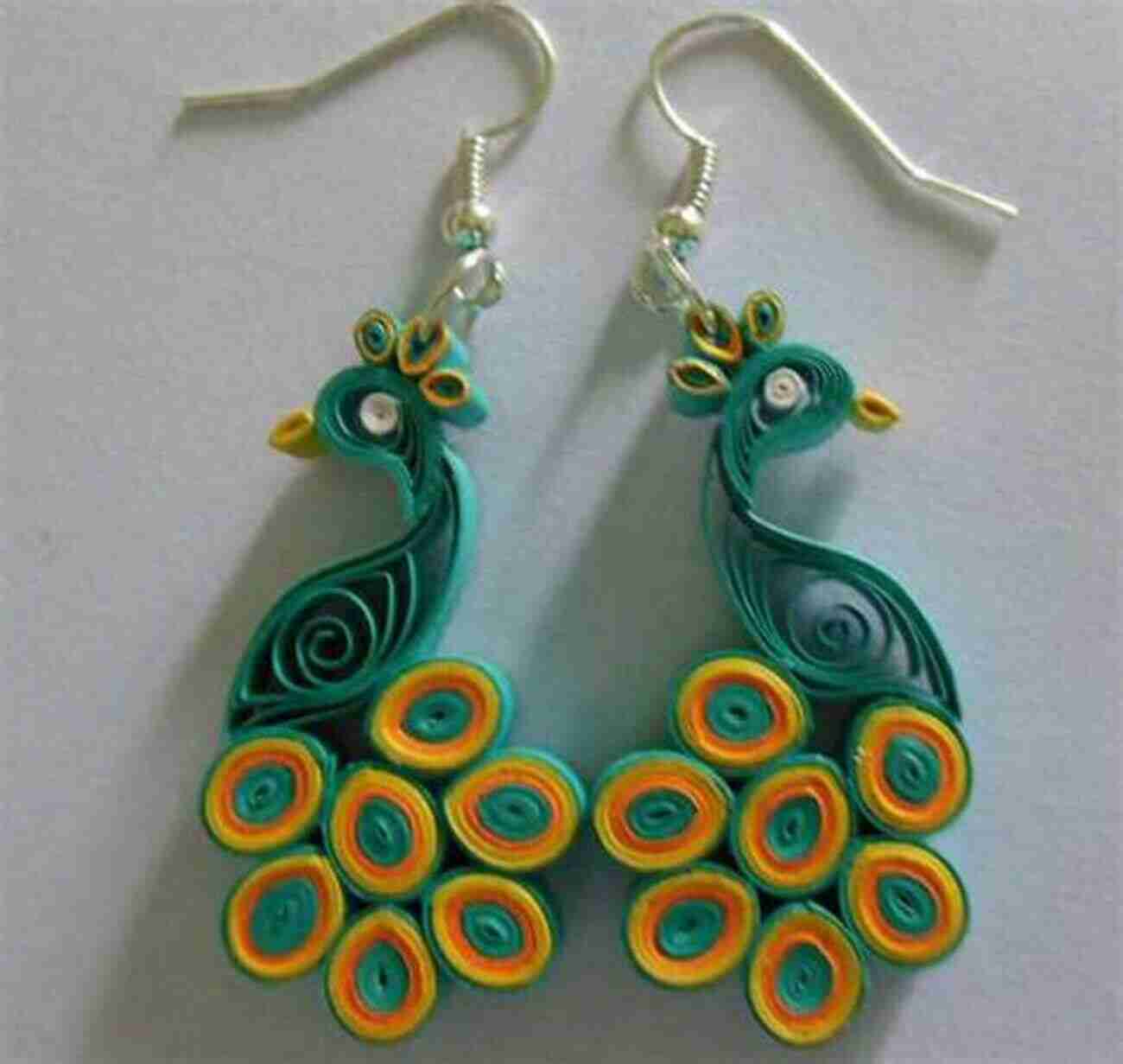 Quilled Paper Earrings With Various Shapes And Colors The Amazing Quilling Projects: Beautiful And Creative Ideas To Start Quilling For Beginners: Quilling Ideas For Beginners