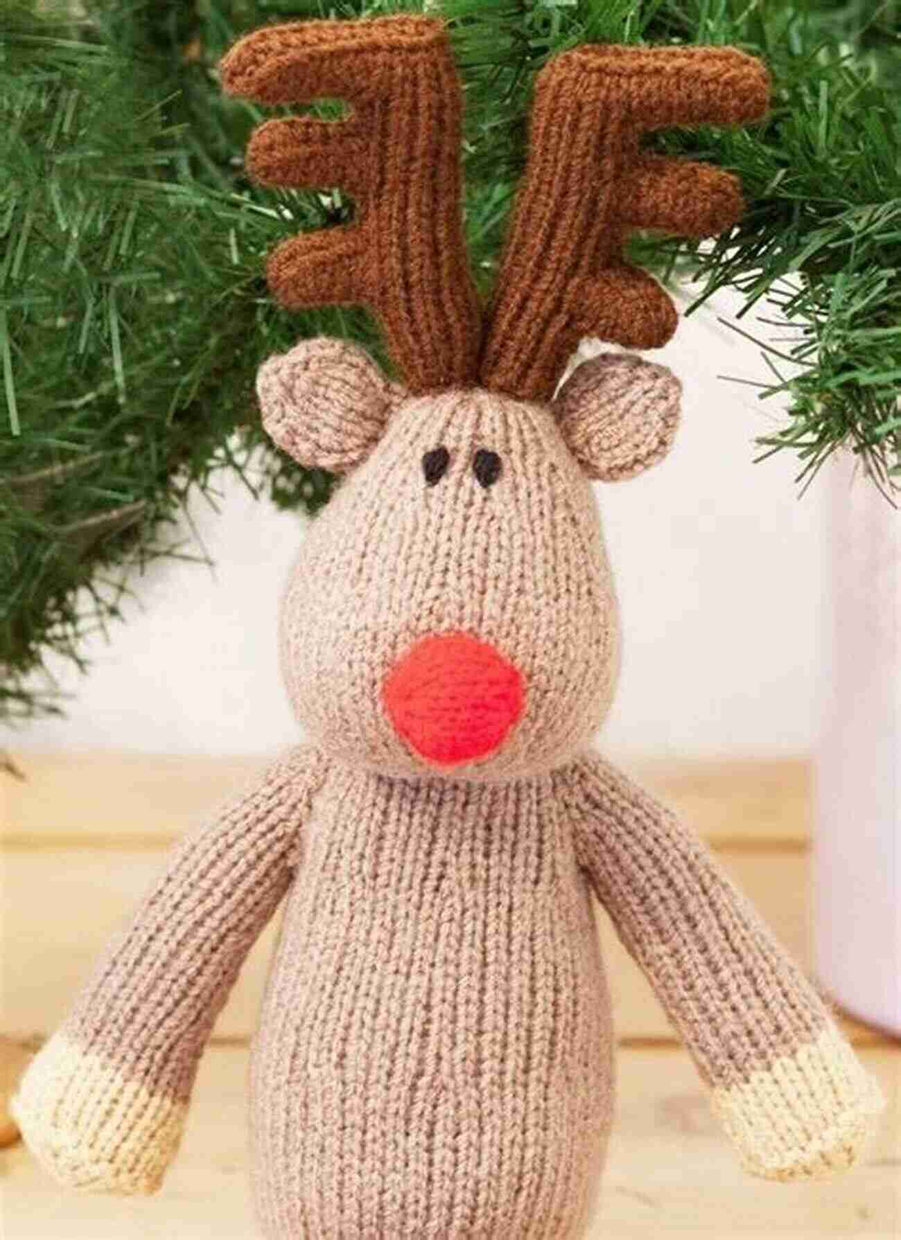 Reindeer Ornament Knit Pattern Set Christmas Ornaments Knit Pattern Set