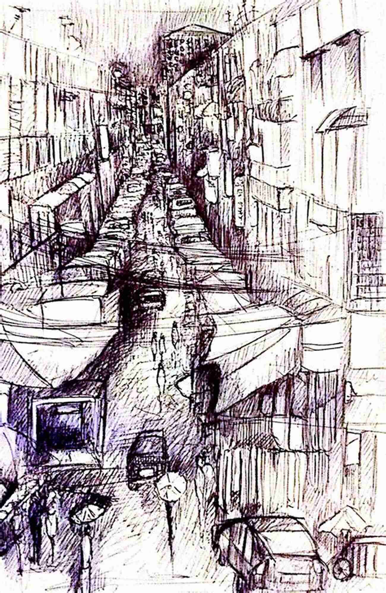 Sketch Of Yangon Street In The Shadow Of The Pagoda: Sketches Of Burmese Life And Character