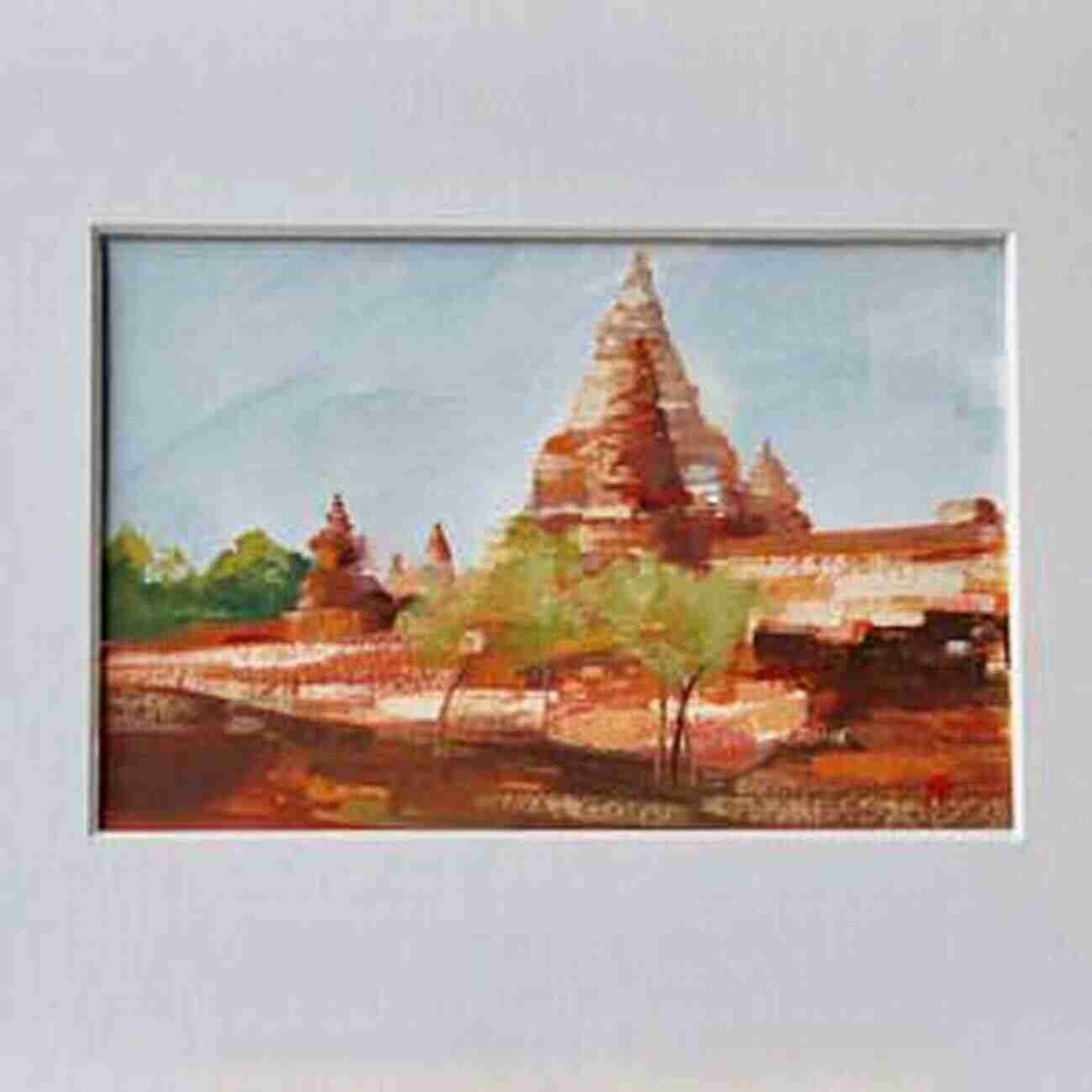 Sketch Of A Bagan Temple At Sunset In The Shadow Of The Pagoda: Sketches Of Burmese Life And Character