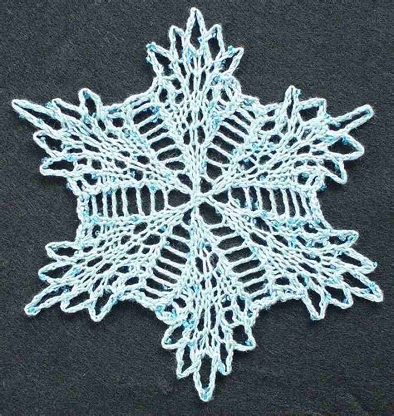 Snowflake Ornament Knit Pattern Set Christmas Ornaments Knit Pattern Set