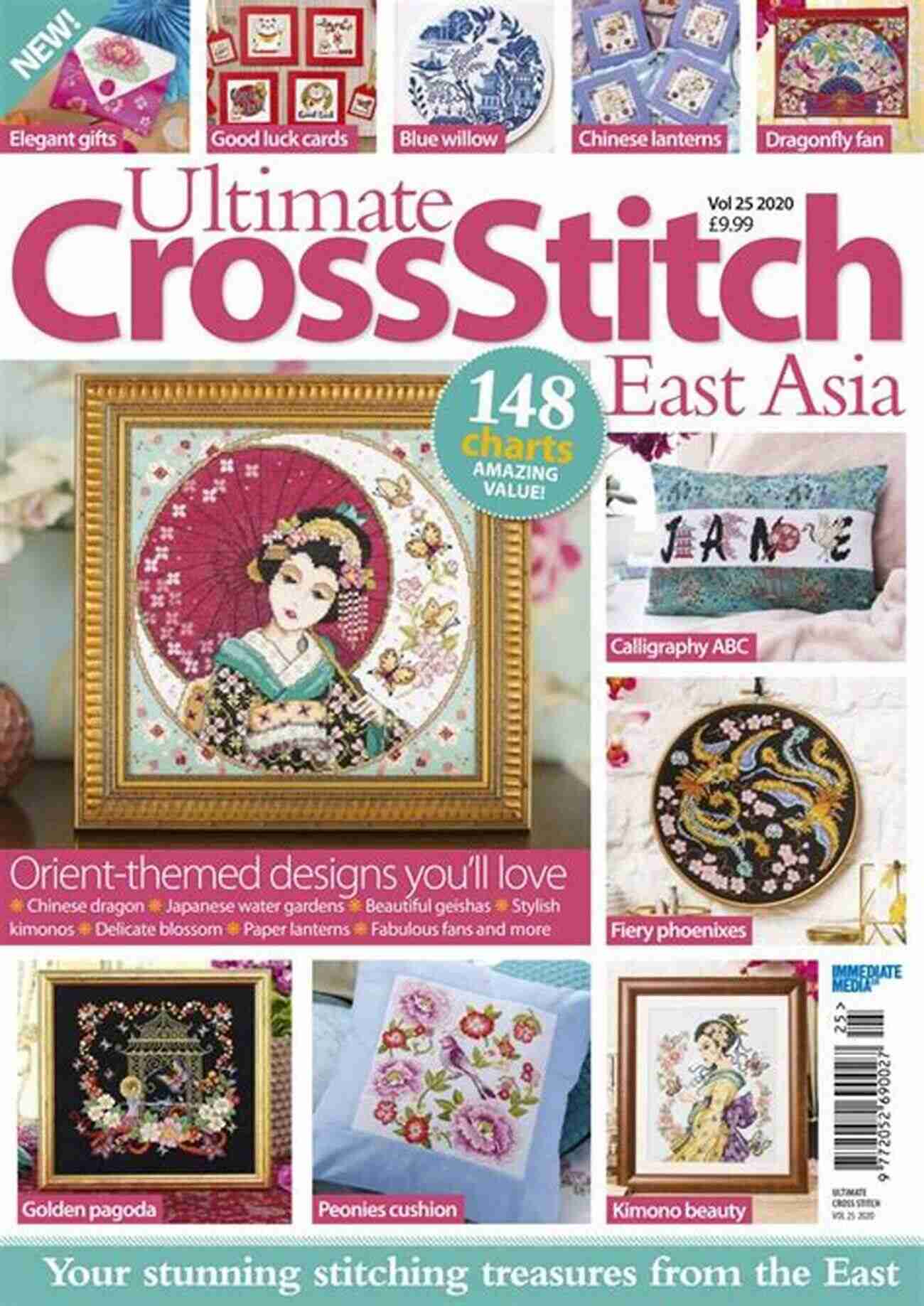 Ultimate Crossstitch East Asia: Tiffany Allen Showcasing Her Intricate Crossstitch Creations In Vibrant Colors And Lavish Details Ultimate CrossStitch: East Asia Tiffany Allen