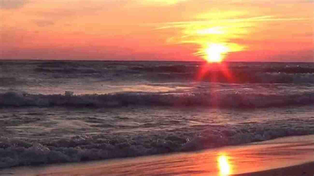 Young Boy Running Towards The Mesmerizing Sunrise Over The Horizon The Boy Who Chased The Sun