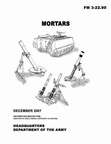 Field Manual FM 3 22 90 Mortars December 2007