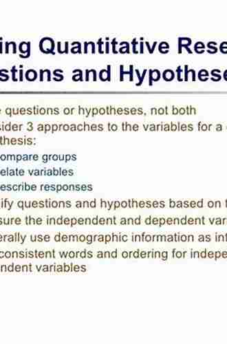 Research The Analysis Of Research Hypotheses